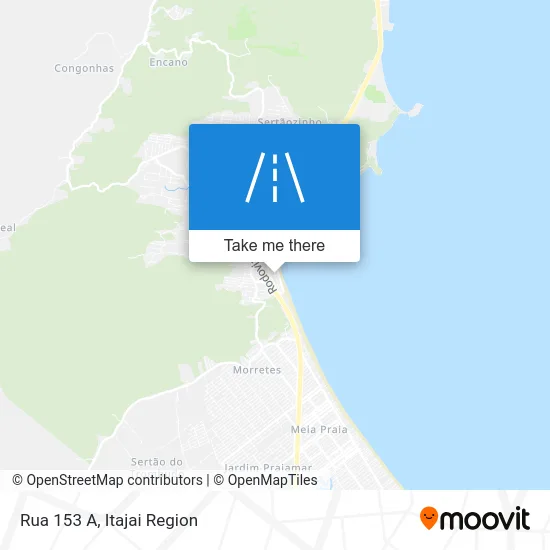 Rua 153 A map