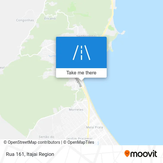 Rua 161 map