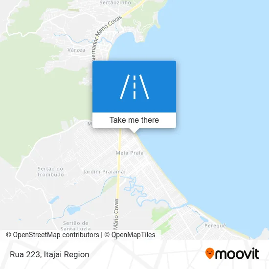 Rua 223 map