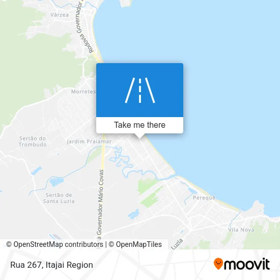 Rua 267 map