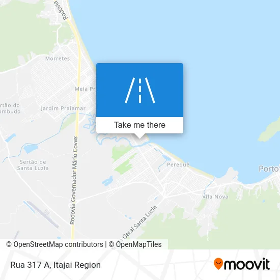 Rua 317 A map