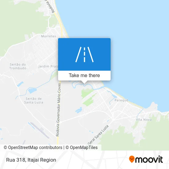 Rua 318 map