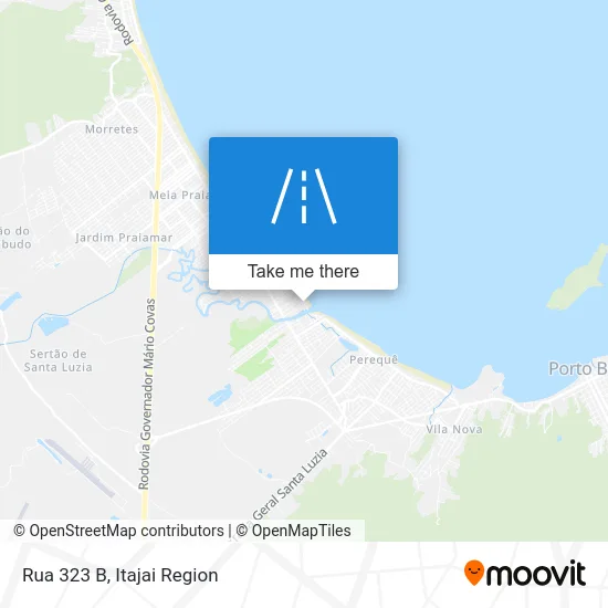 Rua 323 B map