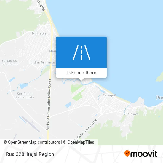 Rua 328 map