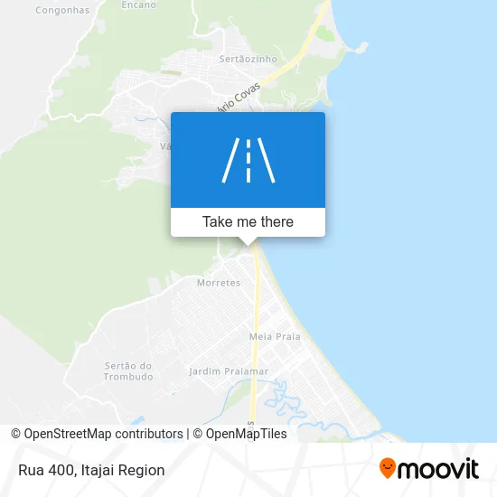 Rua 400 map