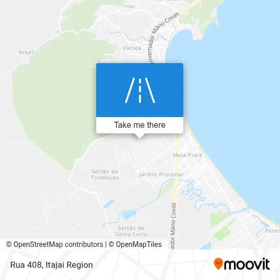 Rua 408 map