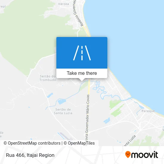Rua 466 map