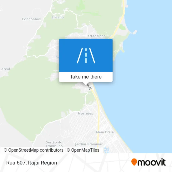 Rua 607 map