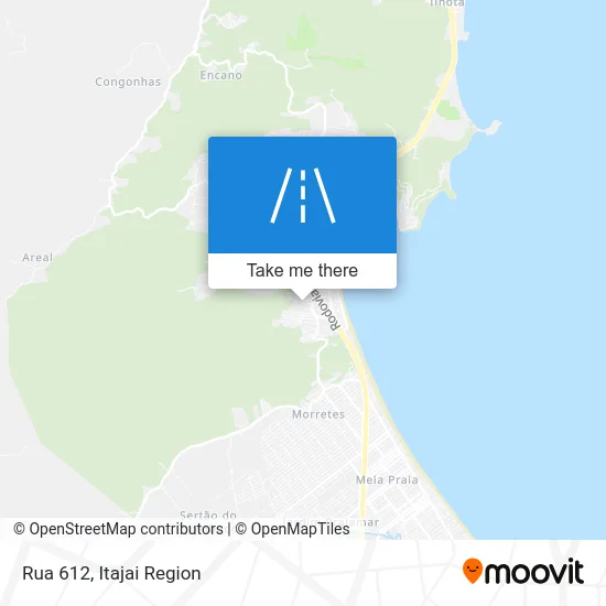 Rua 612 map