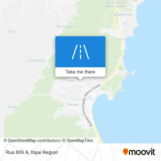 Rua 806 A map
