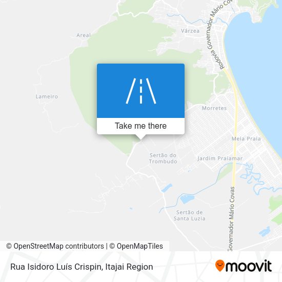 Rua Isidoro Luís Crispin map