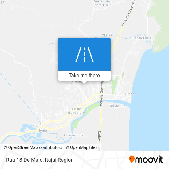 Rua 13 De Maio map