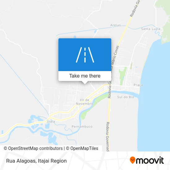 Rua Alagoas map