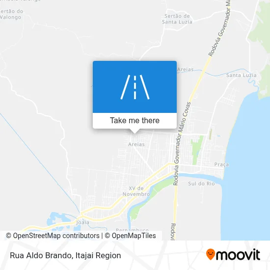 Rua Aldo Brando map