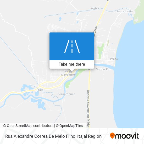 Mapa Rua Alexandre Correa De Melo Filho