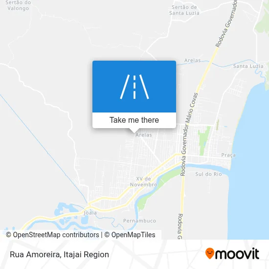 Rua Amoreira map