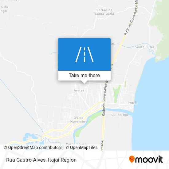 Rua Castro Alves map