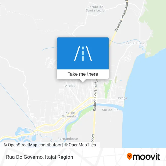 Rua Do Governo map