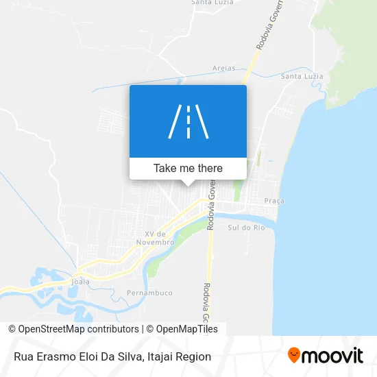 Rua Erasmo Eloi Da Silva map