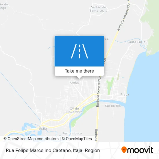 Rua Felipe Marcelino Caetano map