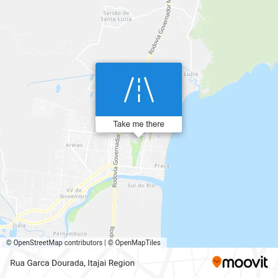 Rua Garca Dourada map