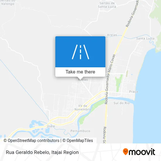 Rua Geraldo Rebelo map
