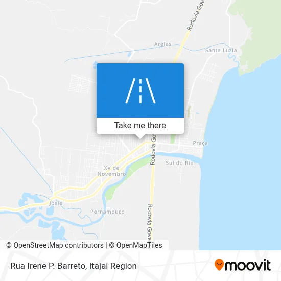 Rua Irene P. Barreto map