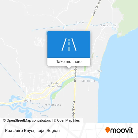 Rua Jairo Bayer map