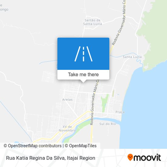 Rua Katia Regina Da Silva map