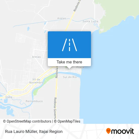 Rua Lauro Müller map