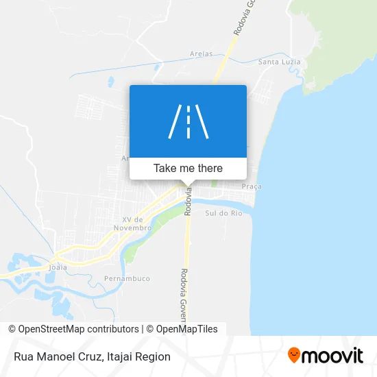 Rua Manoel Cruz map