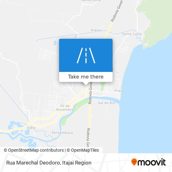 Rua Marechal Deodoro map