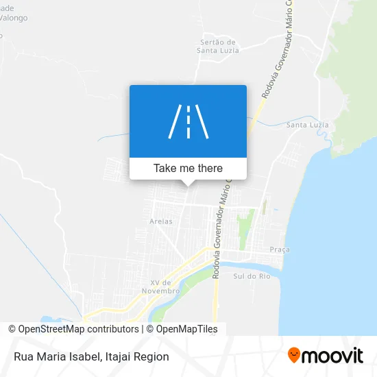 Rua Maria Isabel map