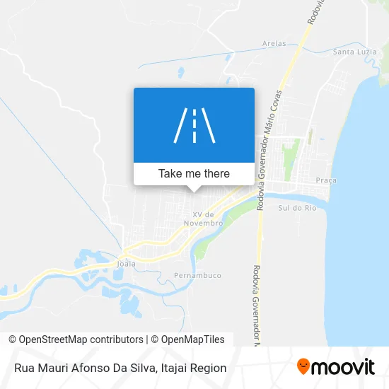 Rua Mauri Afonso Da Silva map