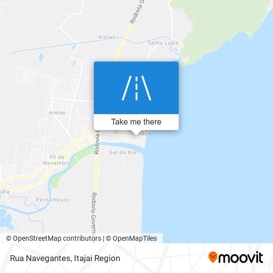 Mapa Rua Navegantes