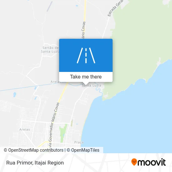 Rua Primor map