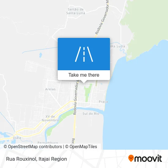 Rua Rouxinol map
