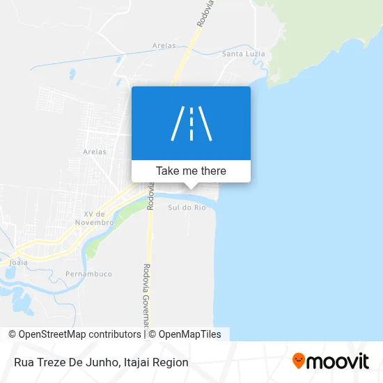 Rua Treze De Junho map