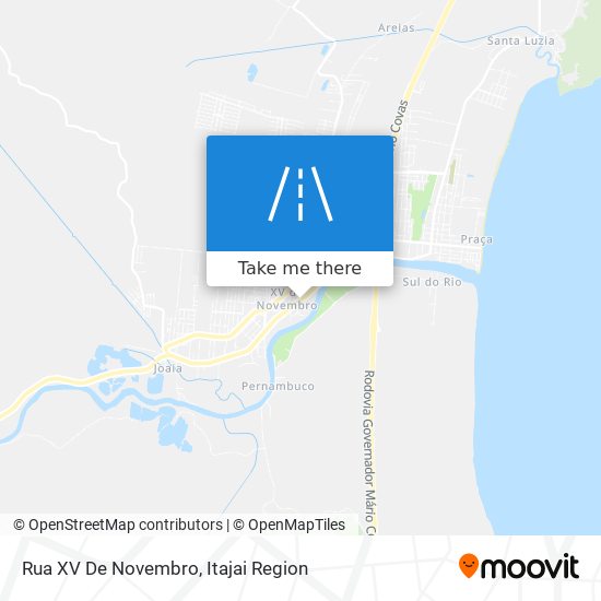 Mapa Rua XV De Novembro