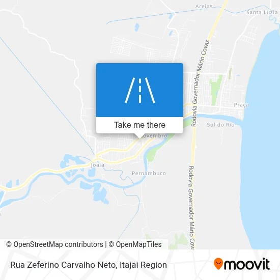Rua Zeferino Carvalho Neto map