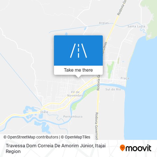 Mapa Travessa Dom Correia De Amorim Júnior