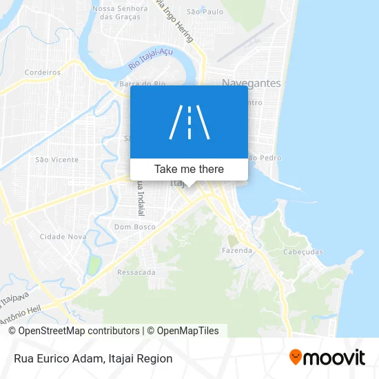 Rua Eurico Adam map