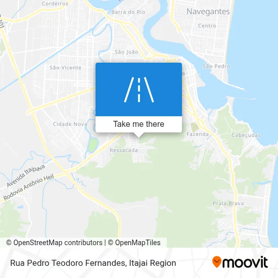 Rua Pedro Teodoro Fernandes map