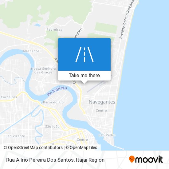 Mapa Rua Alírio Pereira Dos Santos