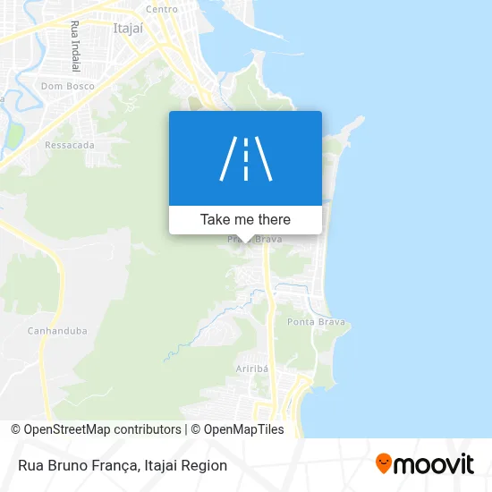 Rua Bruno França map