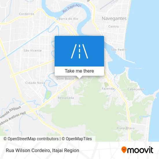 Rua Wilson Cordeiro map