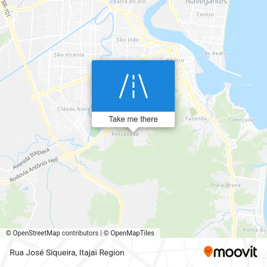 Rua José Siqueira map