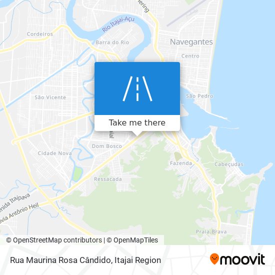 Rua Maurina Rosa Cândido map
