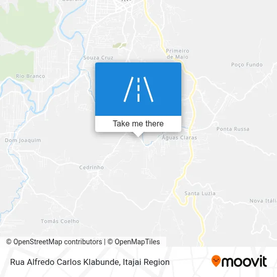 Rua Alfredo Carlos Klabunde map