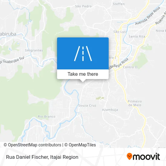 Rua Daniel Fischer map